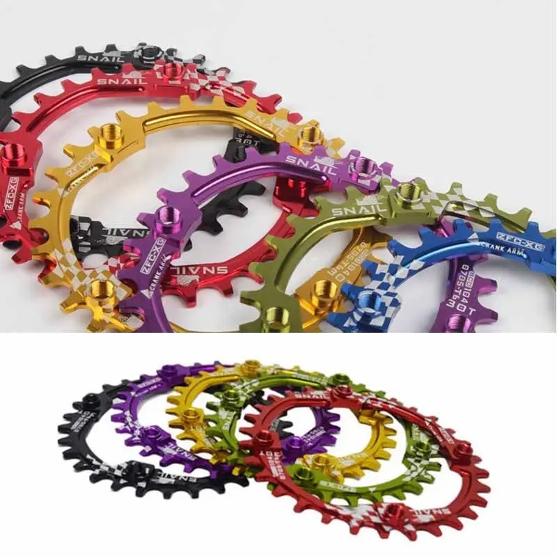 Koop Mountainbike Smalle Brede Ronde Kettingblad Enkele Keten Ring BCD 104mm 30 t