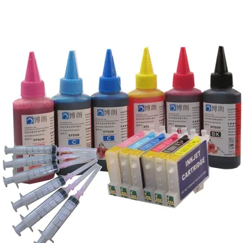 

BLOOM T0481 Ink Cartridge Refill Ink Kit For Epson Stylus Photo R200 R220 R300 R300M R320 R340 RX500 RX600 RX620 RX640 printer