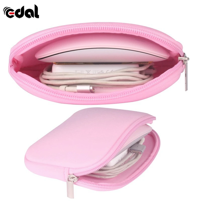 

Earphones/Charger Power Bag Laptop Sleeve Notebook Adapter/Mouse Case Shockproof Digital Cable Storage Bags