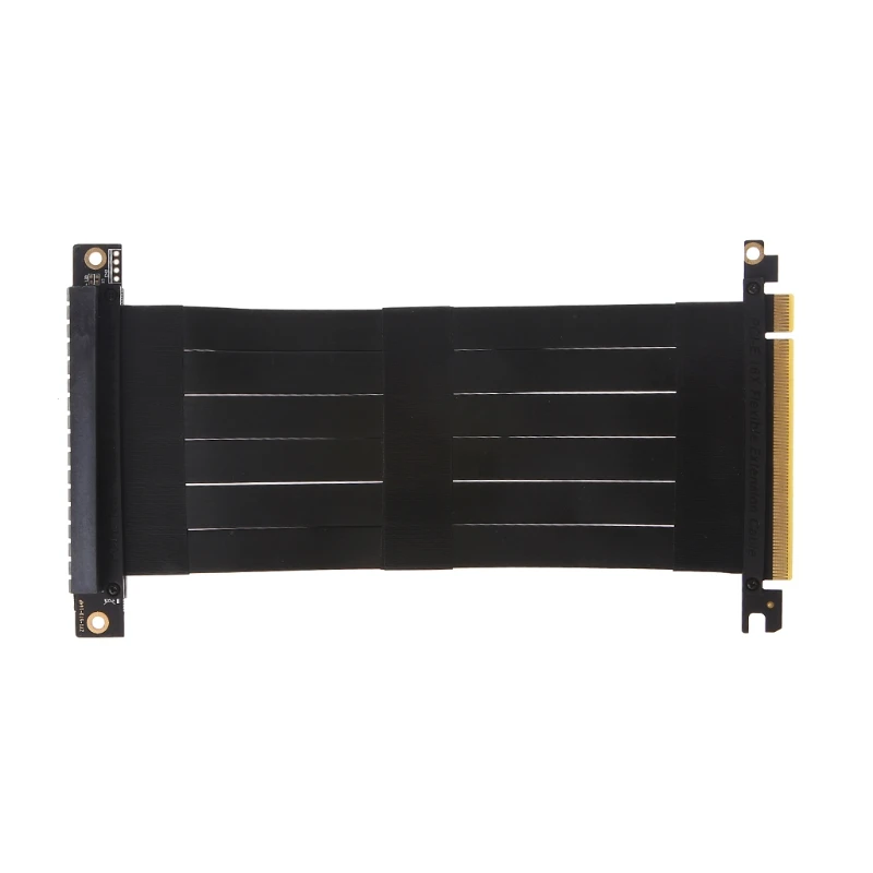 

PCI-E PCI Express 16X Extension Cable With Gold-Plated Connector 90 Centigrade Right Angle