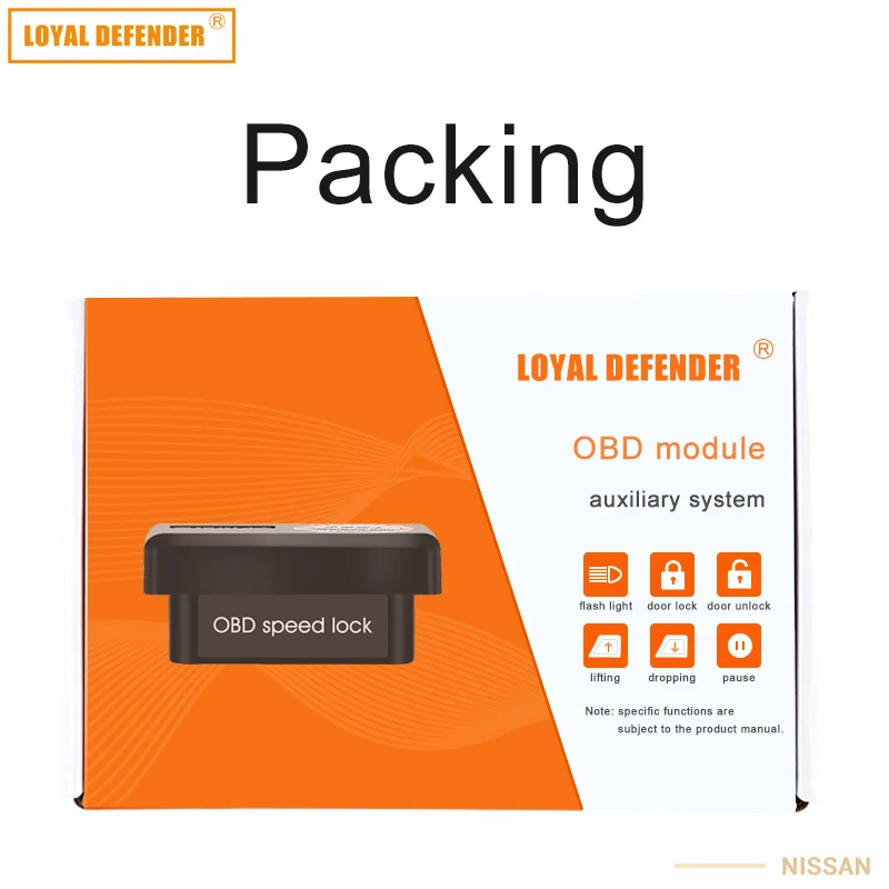 CarAutoOBDPlugAndPlaySpeedLockUnlockDevice4DoorForNissanX