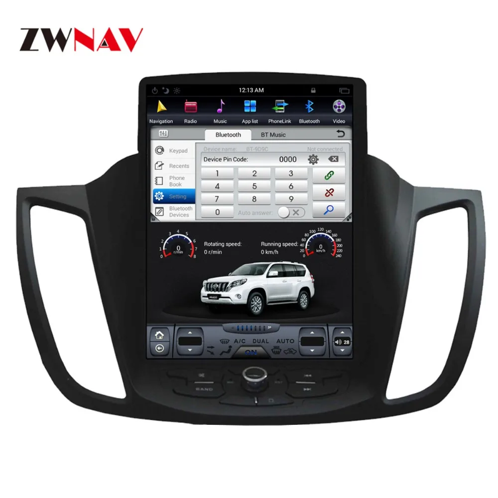 Excellent ZWNVA Tesla style Screen Newest Android 6.0 64+2GB Car DVD Player GPS Navigation Radio Screen For Ford Kuga 2013-2017 1 Excellent ZWNVA Tesla style Screen Newest Android 6.0 64+2GB Car DVD Player GPS Navigation Radio Screen For Ford Kuga 2013-2017 1