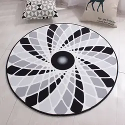 Геометрический круглый ковры гостиная спальня большая площадь домашний декоративный ковер комнаты компьютер подушка для стула большой