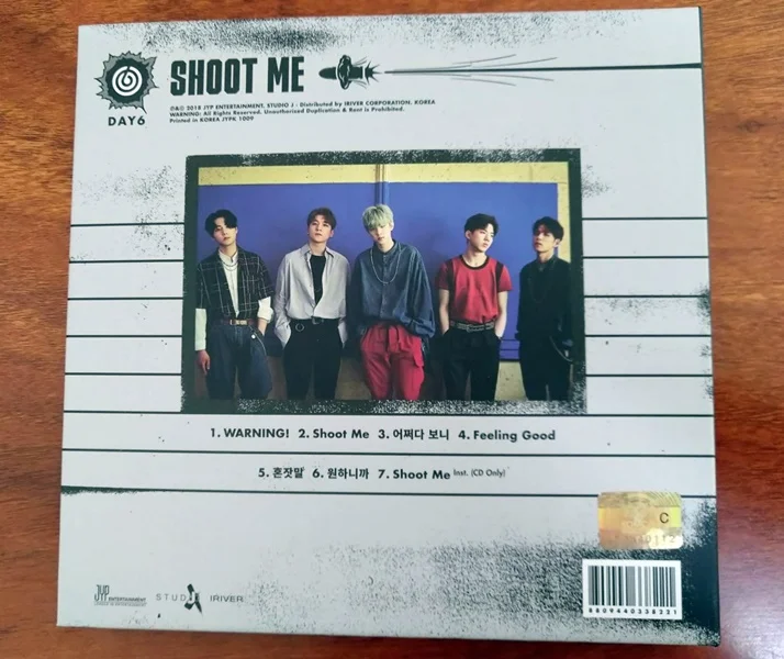 Подписанный альбом DAY6 autographed mini3rd SHOOT ME : YOUTH PART 1 K POP 102018|Открытки и приглашения| |