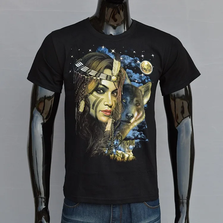 Free Shipping 2014 Beauty and the Beast 3D Printed Tee Women's T-shirt Round Collar Summer Big Size women T Shirt | Мужская одежда