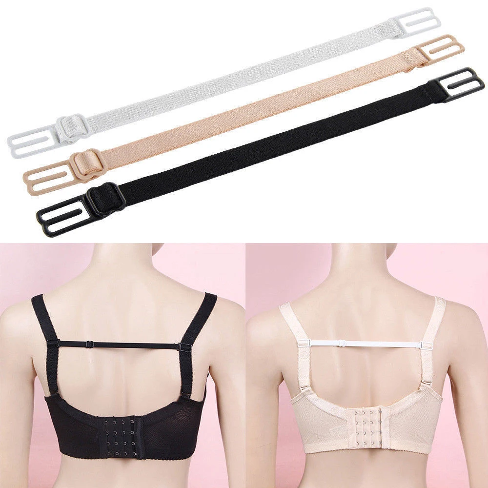 

Women Non Slip Elastic Adjustable Band Bra Strap Holder Strap Racer Back Clip Female Skid-proof Buckle Shoulder Straps