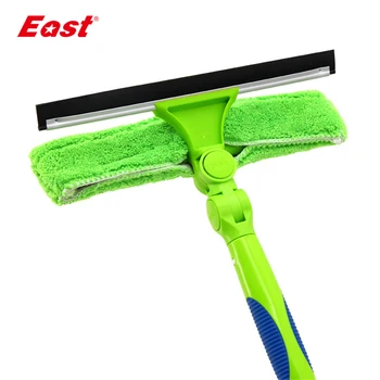 

East Super Long Window Squeegee Glass Brush Microfiber Glass Cleaner Window Cleaner for Home Cleaning