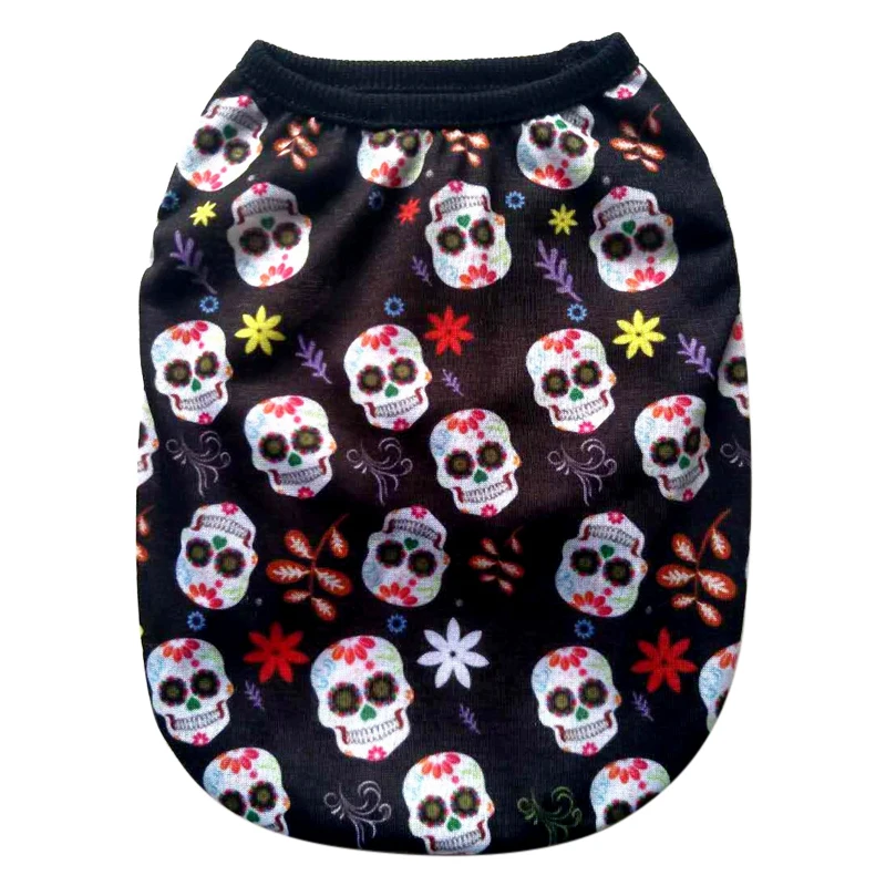 Title 16, New Summer Pet Dog Vest Cat Clothes Cartoon Sku...