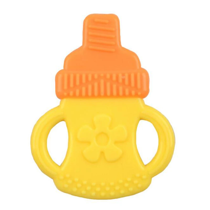 Силиконовые детские фрукты соски Форма Прорезыватель зубная щётка погремушки игрушечные лошадки для новорожденных виноградный Браслет