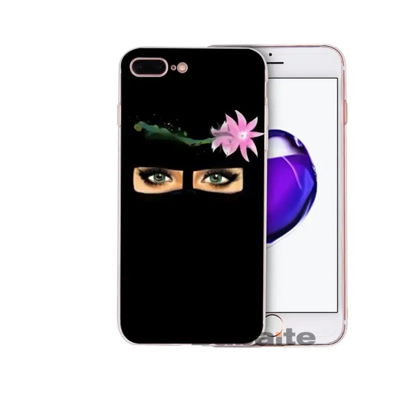 Woman In Hijab Face Crown