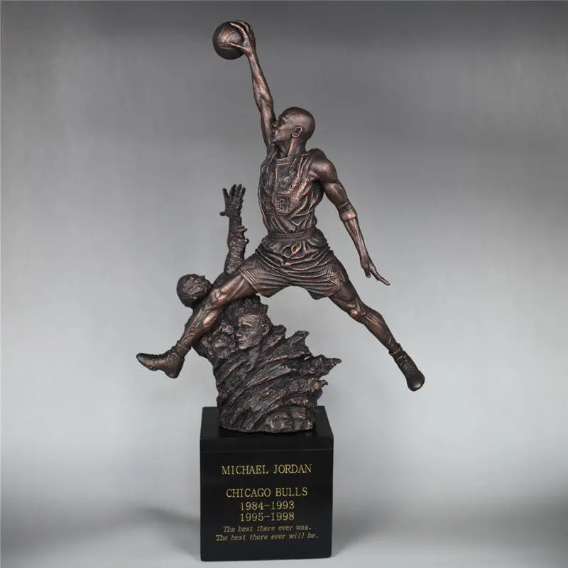 

New Michael JORDAN 23 Mike Jordan Resin Statue Basketball myth 20 Inch Hight 50cm Cheap Shipping Fee