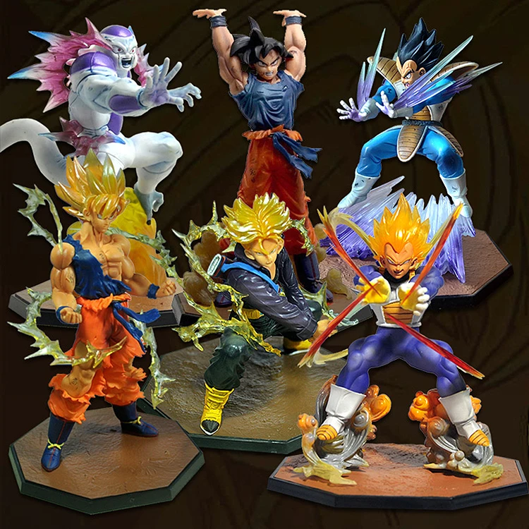 

Figura Anime Dragon Ball Buu Vegeta Trunks Gohan Cella Freezer Action Figure Da Collezione Modello Giocattoli Per I Ragazzi