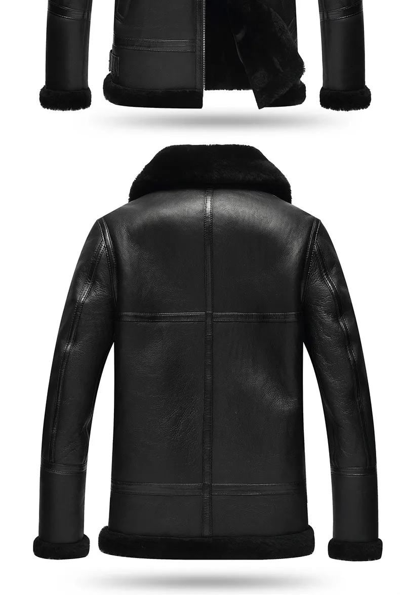 AYUNSUE, натуральная кожа, куртка для мужчин, зимняя, австралийский ...