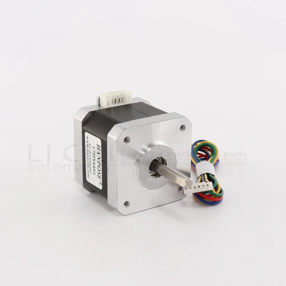 شحن مجاني 1 pcs 4-الرصاص Nema17 محرك متدرج 42 موتور نيما 17 موتور 1.7A (17HS4401) 3D طابعة المحرك و CNC XYZ