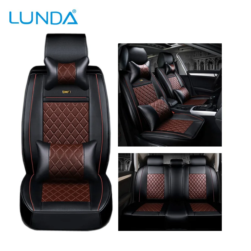 (Front + Rear) Special Leather car seat covers For Nissan All style