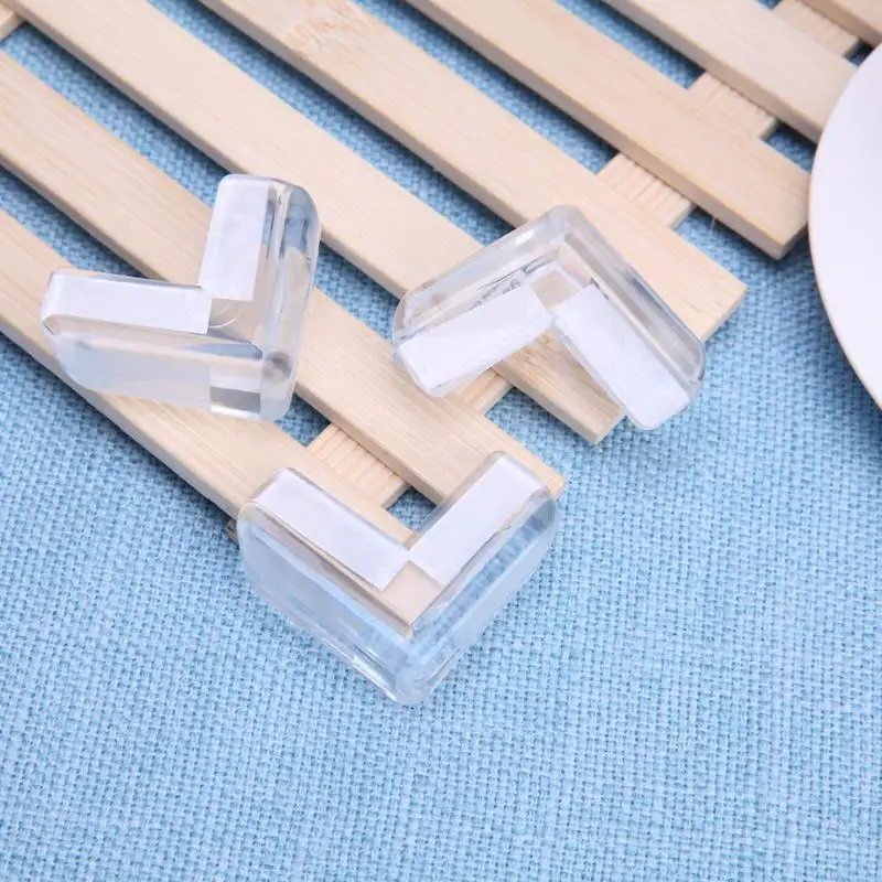4Pcs Child Baby Silicone Safety Protector Table Corner Protection from Children Anticollision Edge Corners Guards Cover For Kids