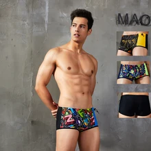 Seobean видео граффити мужские пляжные шорты для плавания mayo sungas de praia homens купальник Мужской купальный костюм сексуальные плавки