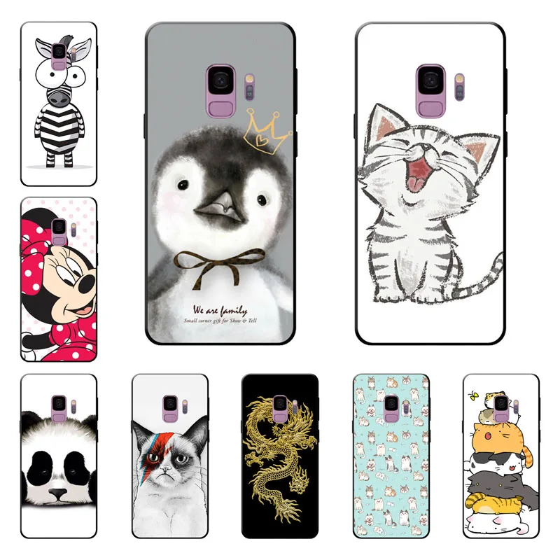 

For Samsung Galaxy A6 2018 case,silicon Super cat Painting TPU Back Cover for Samsung Galaxy A6 plus 2018 protect Phone shell