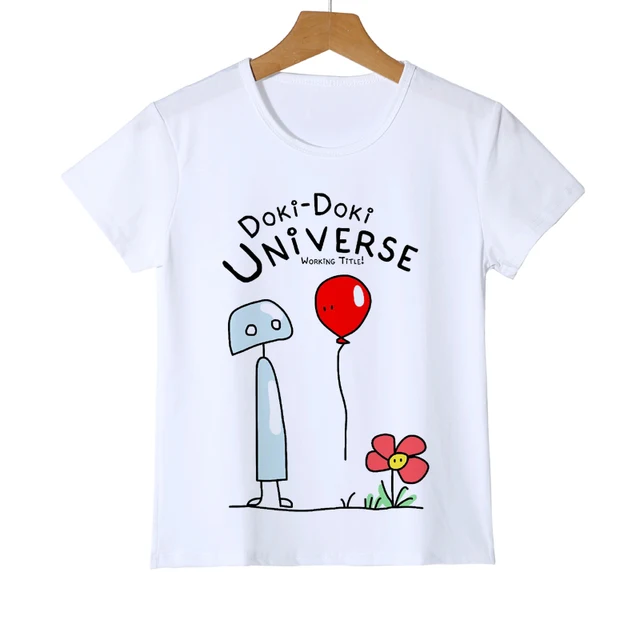 New Arrival T Shirt Cartoon Just Monika Doki Doki Literature Club Futuristic Kid Boy Girl Baby T Shirt Clothing Z39 4 T Shirts Aliexpress - monika shirt roblox