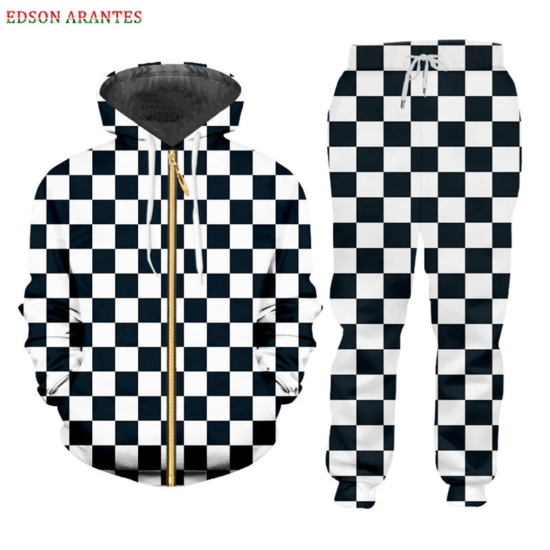 Black and white tracksuits Clearance