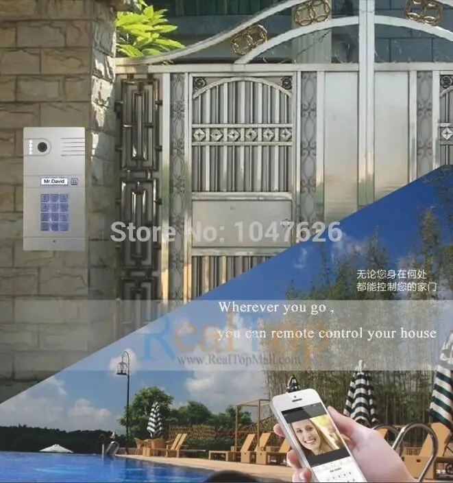 Remote Control font b camera b font Doorbell Wireless IP Intercom video font b door b
