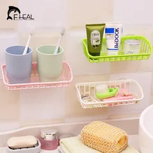 FHEAL Multi Double Suction Sink Shelf Soap Sponge Tableware Jewelry Cosmetics Drain Rack Kitchen Bathroom Sucker Storage Tool