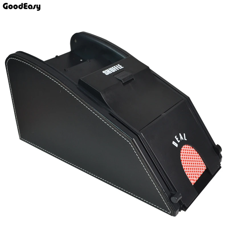 신제품 카지노 더블 사용 Deluxu 2 IN 1 카드 셔플러 및 거래 신발 포커 카드 셔플러, 자동 기계 플레잉 카드 셔플러