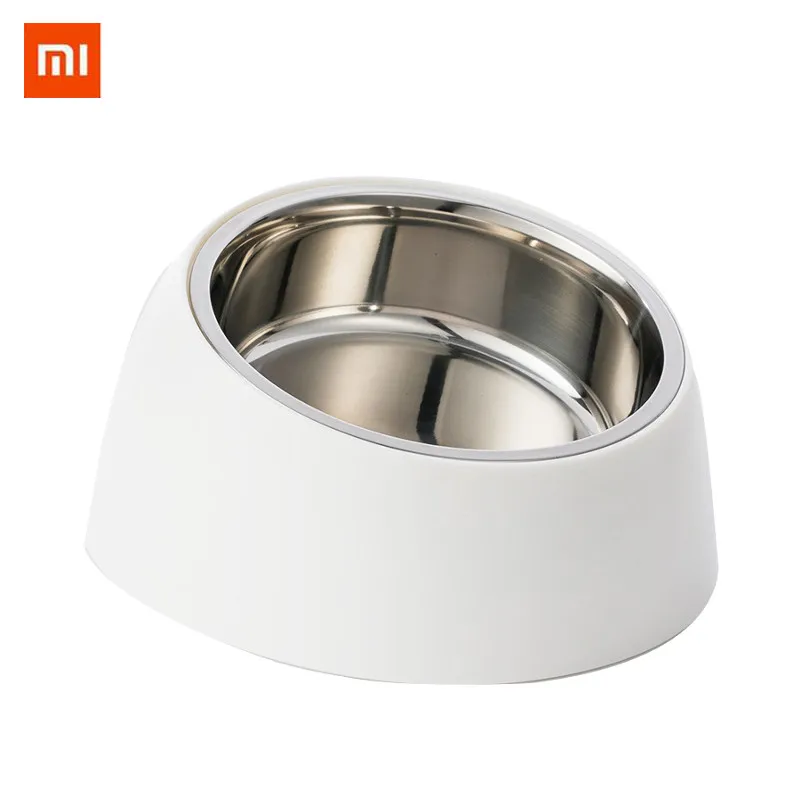 Оригинальный Xiaomi Youpin Dual Biles из нержавеющей стали миска для домашних собак кошки