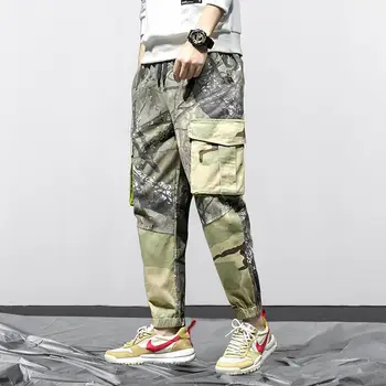 

Elastic Waist Tactical Pants Plus Size 4XL 5XL Military Style Cargo Pants Men Multi Pocket Casual Summer Camo Trousers XXXXXL