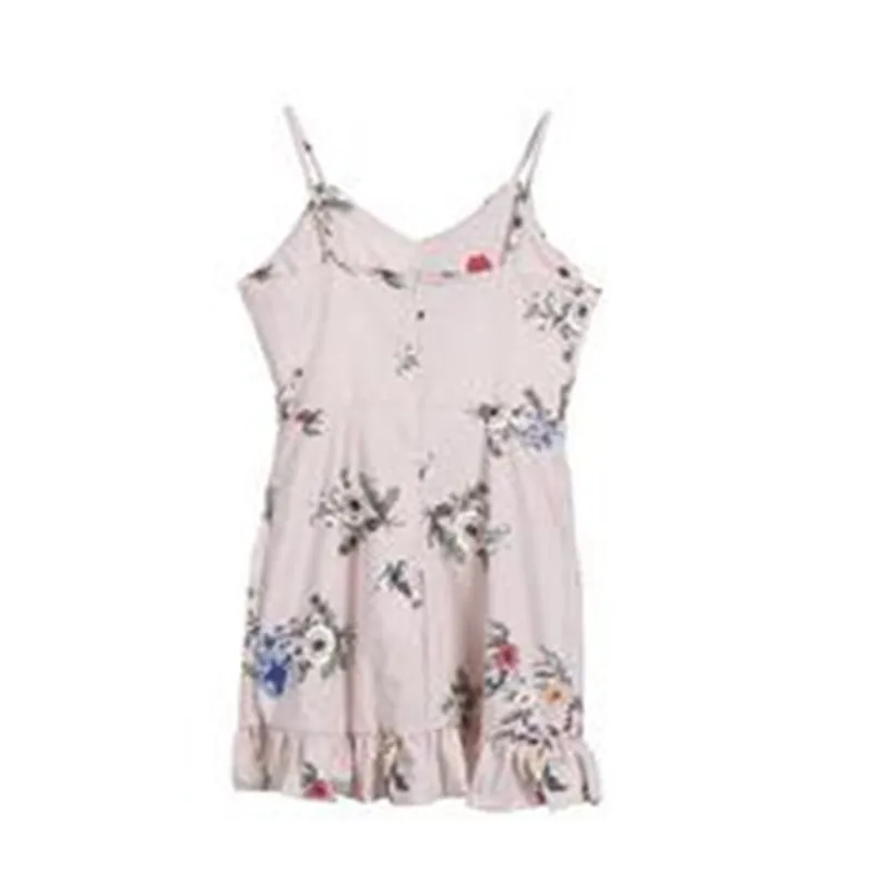 Women Boho Floral Mini Sexy Dress Summer Vestito Da Donna Ladies Evening Party Beach Slit Spilt Sundress Vestidos Verano 2019