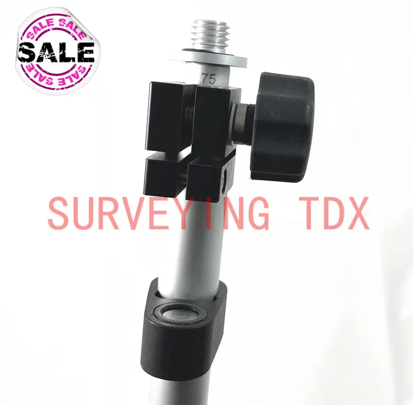 

2PCS NEW 125MM Telescopic Prism Pole / Precise Tip Stretch Full Station Prism surveying instruments 5 / 8x11 "Thread