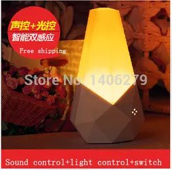 Светодиодная лампа ночник для детей в форме СВЕТОДИОДНЫЙ Светильник Настольный Украшения в спальню Light звуковой и световой Управление