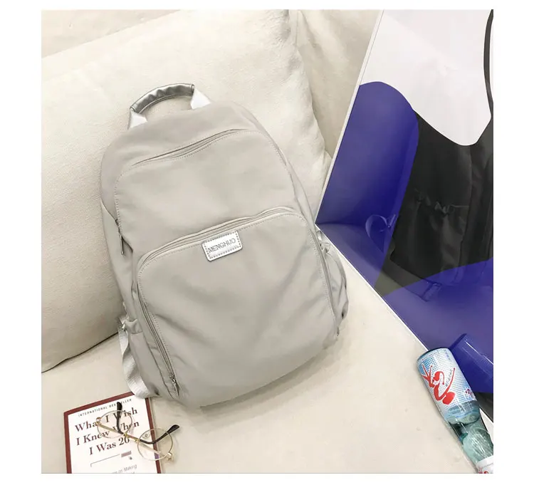 Menghuo High Quality School Bag for Girls Waterproof Nylon Brand School Backpack Women Shoulder Bags Computer Packsack Mochila_34-1_11