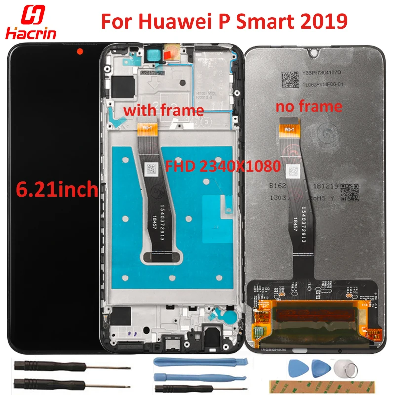 

Hacrin LCD Screen for Huawei P Smart 2019 LCD Display+Touch Screen AAA Touch Panel Replacement LCD for Huawei P Smart 2019 6.21