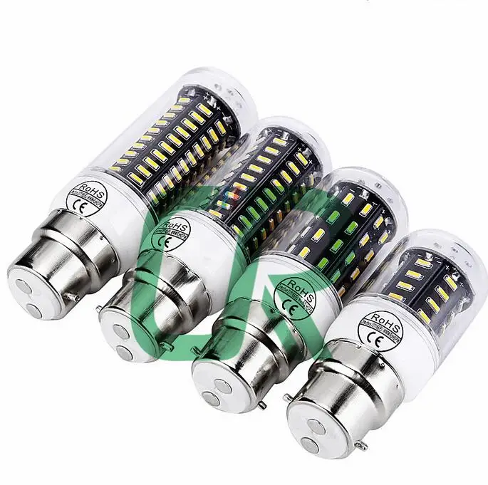 

New Smart IC B22 7W 12W 15W 20W 30W LED Light SMD4014 AC 220V 230V Bulb Corn Lamp Chandelier Replace Halogen Energy Saving