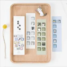 30 шт./кор. kawaii Мультфильм предполагаю, где я студентка закладки Канцтовары реалистичные Kawaii офис школьный канцелярский подарок