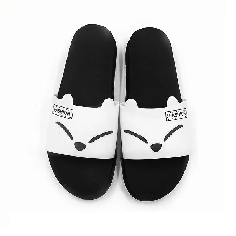 

Cat Slippers Home Female Slipper Shoes Women's Summer Slippers Cartoon Cute Fashion Casual Flat Designer Slide T1808019C