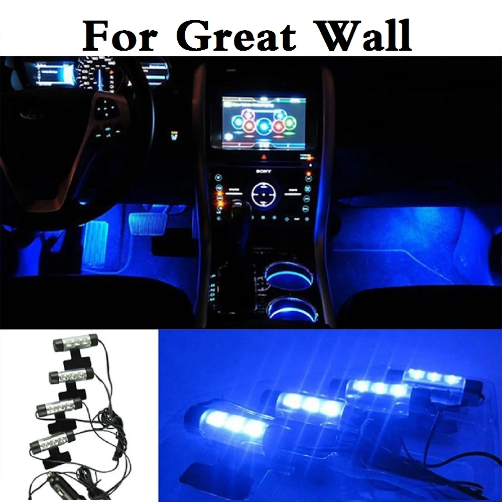 

auto Atmosphere Light Decorative Lamp LED Auto Interior Styling For Great Wall Hover M1 Hover M2 M4 Pegasus Peri Safe Sing RUV