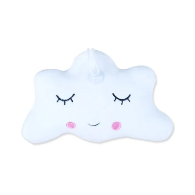 Звезды и луна кулон в форме куклы милые пышные облака смайлик ткань для подушек леди ткань для подушек кукла G0020 - Цвет: Белый