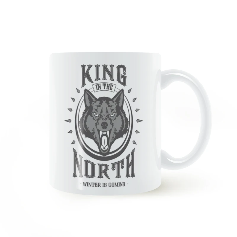 King in the North Кружка Кофе Молоко творческая керамическая кружка DIY подарки Домашний декор кружки 11 унций T1349