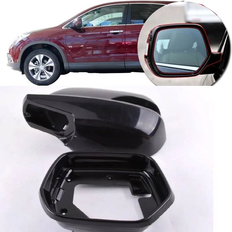 

CAPQX Side Rear View Rearview Side Wing Mirror Cover cap house shell 76206-SWA-P21 For CRV 2007 2008 2009 2010 2011 RE1 RE2 RE4