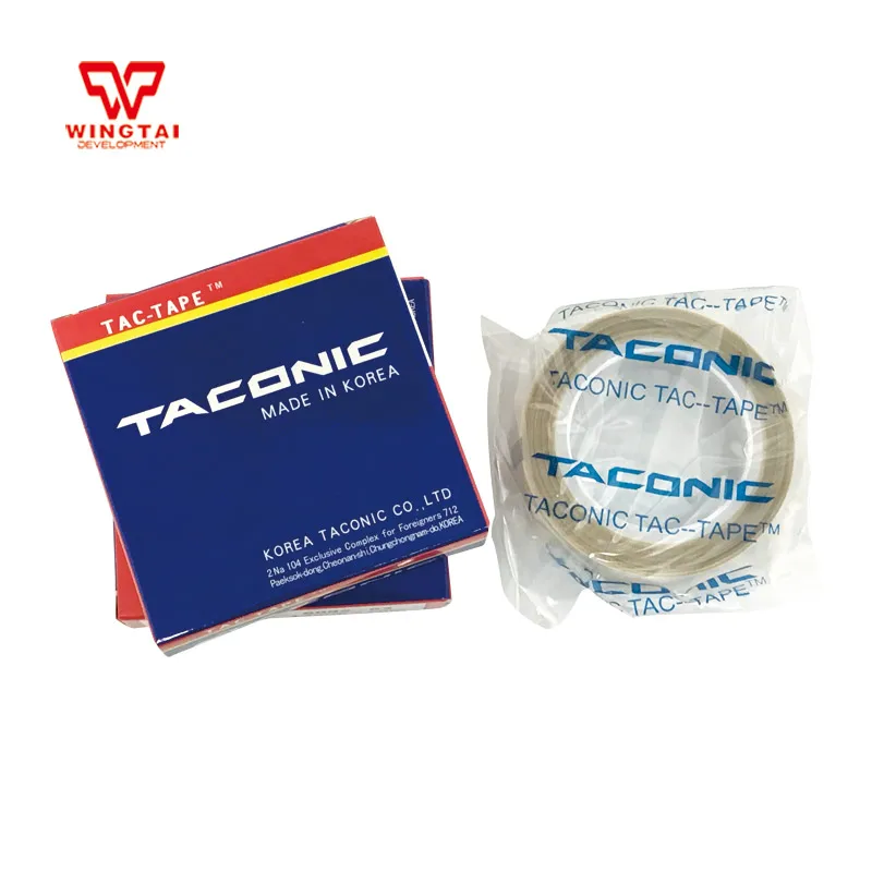 

10 Pcs/Lot 6095-03 T0.13*W13mm*L10m Korea TACONIC TAC-TAPES PTFE Fiberglass Silicone Adhesive Tape