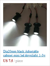 Настенный светильник для помещений 1-3w resssed in 12 v/85-265 v led cucina