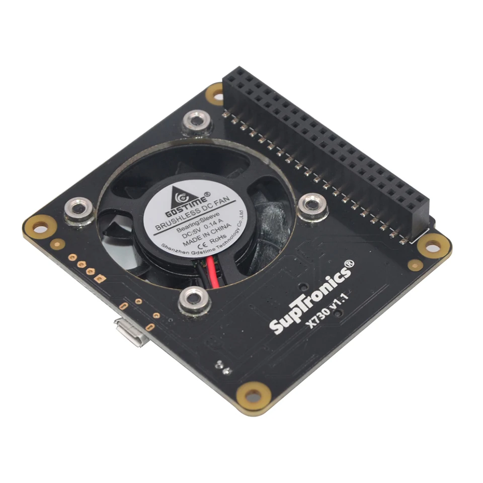 Raspberry Pi X730 автоматическое охлаждение + безопасное отключение плата расширения