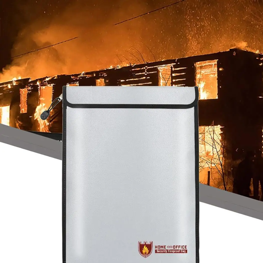 Durable Security Fireproof Briefcase Waterproof Document Lightweight