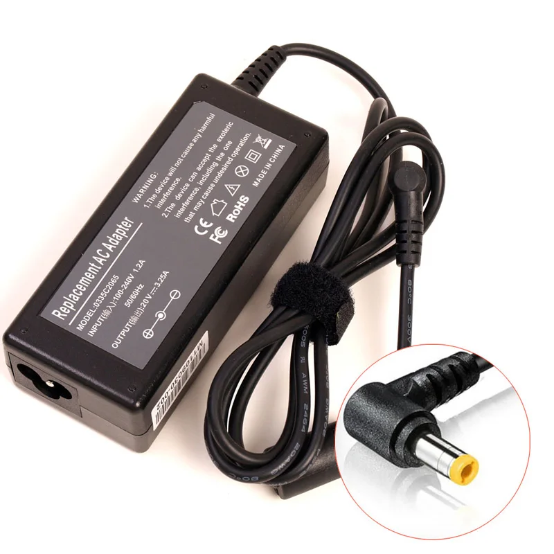 Скидка 20V 3.25A 65W Замена адаптера переменного тока питания для ноутбука Зарядное устройство для lenovo IdeaPad Зарядное устройство G570 G550 G430 G450 G455 G460 G460A G475 ...