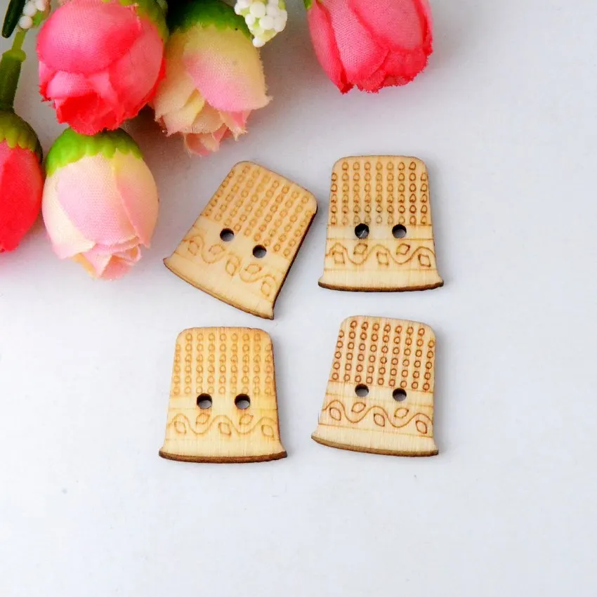 

Free Shipping Retail 50pcs Mixed 2 Holes Sewing Machine Style Wood Sewing Buttons Scrapbooking 22x19mm F0788