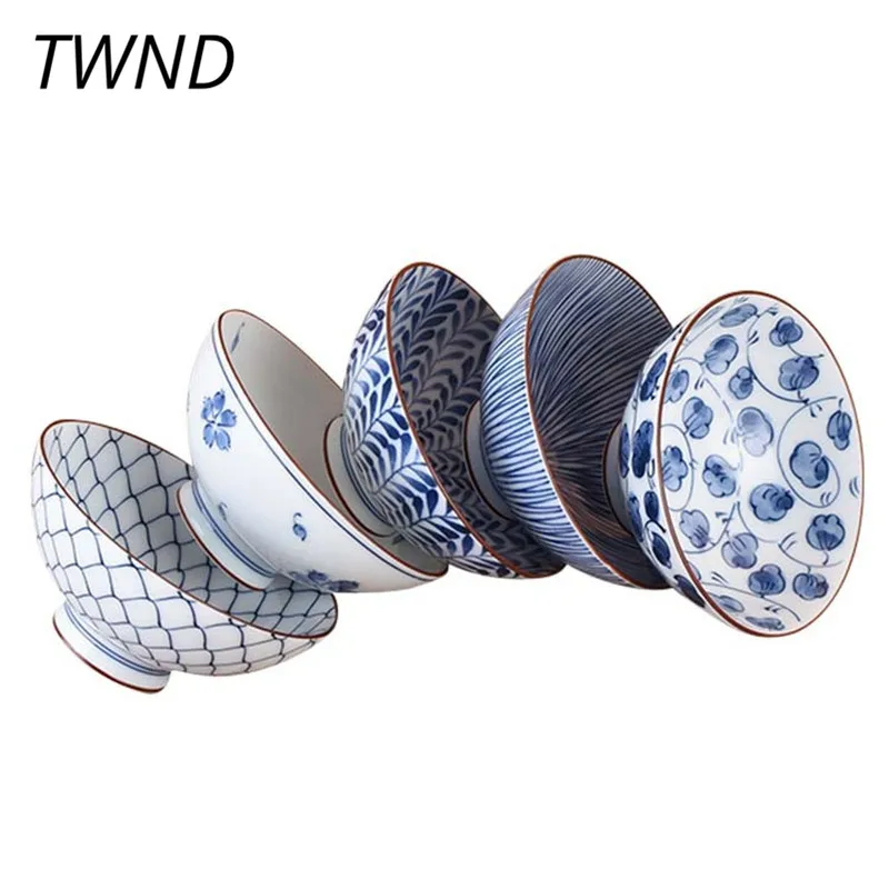 

1 Piece Japan style ceramic rice bowls creative tableware 19