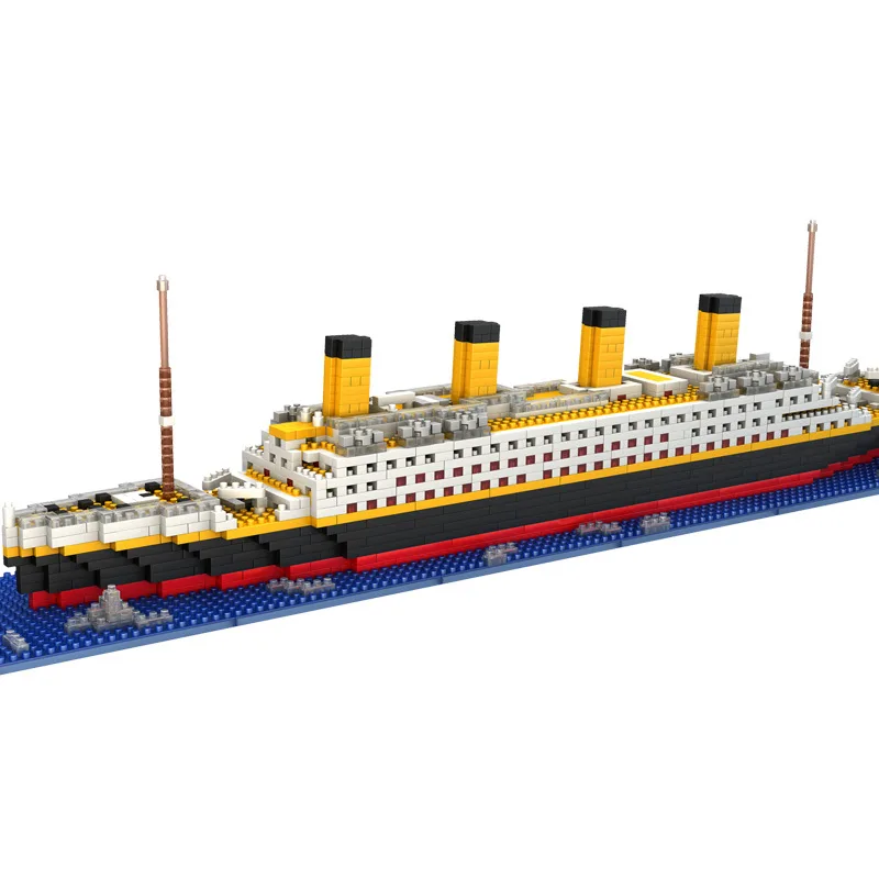 Titanic Ship Modular Building Brick Blocks Assembled Plastic Cruise Kids Toys Building Toys Sets Packs Toys Hobbies - roblox build a boat titanic