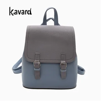 

Fashion Brand Women Designer High Quality Leather Backpacks Small School Bags for Girls Black Scrub PU Leather Female Backpack